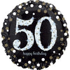 Foil Balloon - Sparkling Birthday 50