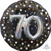 Foil Balloon - Sparkling Birthday 70 Multi-Balloon