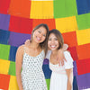 Foil Decorating Backdrop - Rainbow