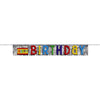 Foil Fringe Birthday Banner, 4.75Ft