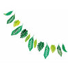 Foil Safari Leaves Paper Garland, 7Ft