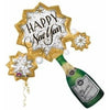 Foil Balloon Super Shape Bubbly New Year