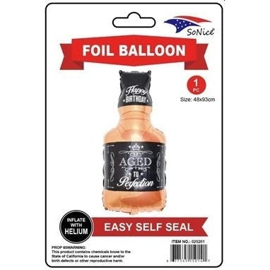 Aged To PerfeCountion Bottle Foil Supershape Balloon