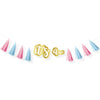 Gender Reveal Tassel Garland