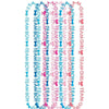 Gender Reveal Team Boy/Team Girl Bead Necklaces