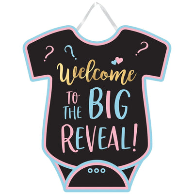 Gender Reveal Welcome Sign