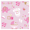 Gift Wrap - Baby Girl Elephant