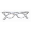 Glasses - Rhinestone White