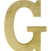 Glitter Gold Letter G Sign