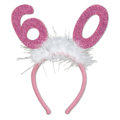 60 Glittered Boppers W/Marabou