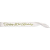 Glittered Happy 80Th Birthday Satin Sash