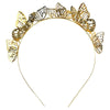 Gold Butterfly Headband