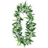 Green Leaf W/ Flowers Lei