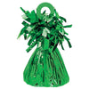 Green Small Foil Balloon Weight