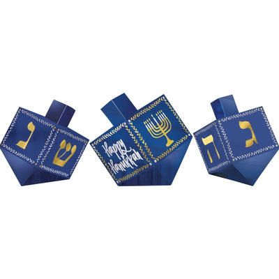 Hanukkah 3D Paper Table Decorations