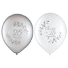 Happy 25Th Anniversary Latex Balloons