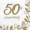 Happy 50Th Anniversary Luncheon Napkins