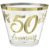 Happy 50Th Anniversary Tumblers, 9 Oz.