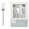 High Count Boxed Forks - Silver