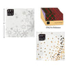 Holiday Cheer Snowflake Or Dots Beverage Napkins