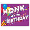 Honk It's My Birthday Purple Horn Yard Sign