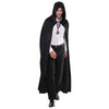 Hooded Black Cape - Adult