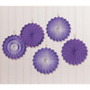 Hot Stamp Paper Fans New Purple