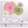 Hot Stamp Paper Fans Pastel