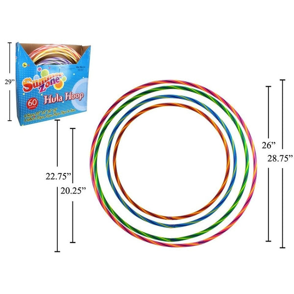 Hula Hoop - Tri-Color Asst Size