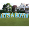 It's A Boy Giant Yard Sign