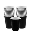 Jet Black Paper Cups, 9Oz. 20 Count