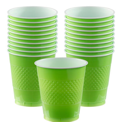 Kiwi Plastic Cups, 12 Oz.