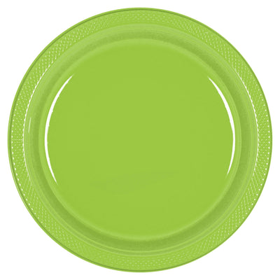 Kiwi Plastic Plates, 9"