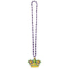 Large Crown Bead Necklace