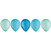 Latex Balloon Assortment - Aqua Blue