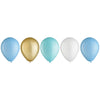 Latex Balloon Assortment - Pastel Blue