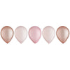 Latex Balloon Assortment - Rose Gold