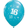 Latex Balloons High Count Bag - 16 Around Trendy