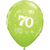 Latex Balloons High Count Bag - 70Th Birthday