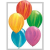 Latex Balloons High Count Bag - Agate Rainbow