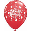 Latex Balloons High Count Bag - Happy Birthday To You