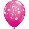 Latex Balloons High Count Bag - Mixed Drinks Pink