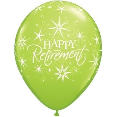 Latex Balloons High Count Bag - Retirement Bursts