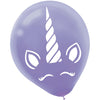 Latex Balloons High Count Bag - Unicorn Pkg/Ltb/Lav