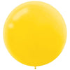 Latex Balloons - Yellow, 24" 25 Count