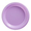 Lavender Plastic Plates, 7"