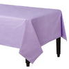 Lavender ReCountangular Plastic Table Cover, 54" X 108"