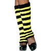Black/Yellow Leg Warmers - Adult