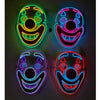 Light Up Rainbow Clown Mask