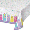 Llama Party Plastic Tablecloth